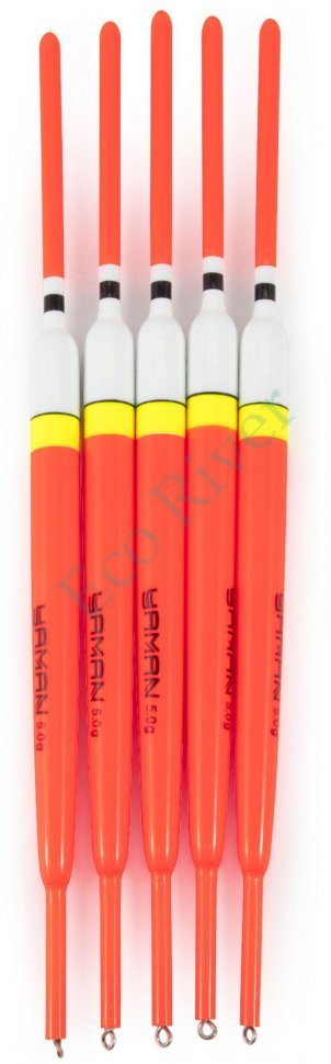 Поплавок Yaman пустотелый 304-050, PVC, 5 г (уп. 5 шт)/250/
