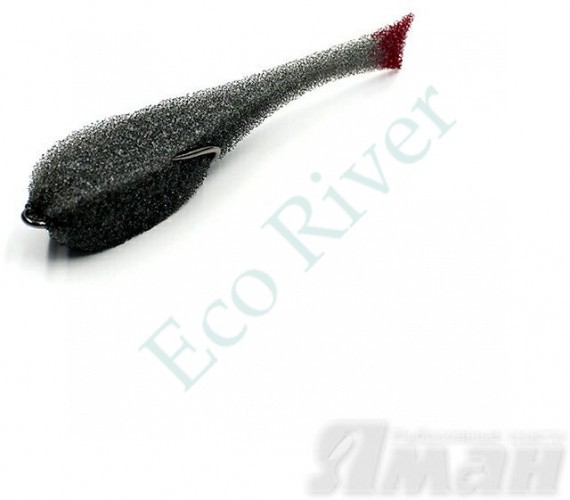 Поролоновая рыбка Yaman на двойнике, р. 80 мм, цвет 14 (5 шт.)