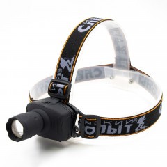 Фонарь налобный Сибирский Следопыт-Лазер, 1L, zoom, 3хААА/120/