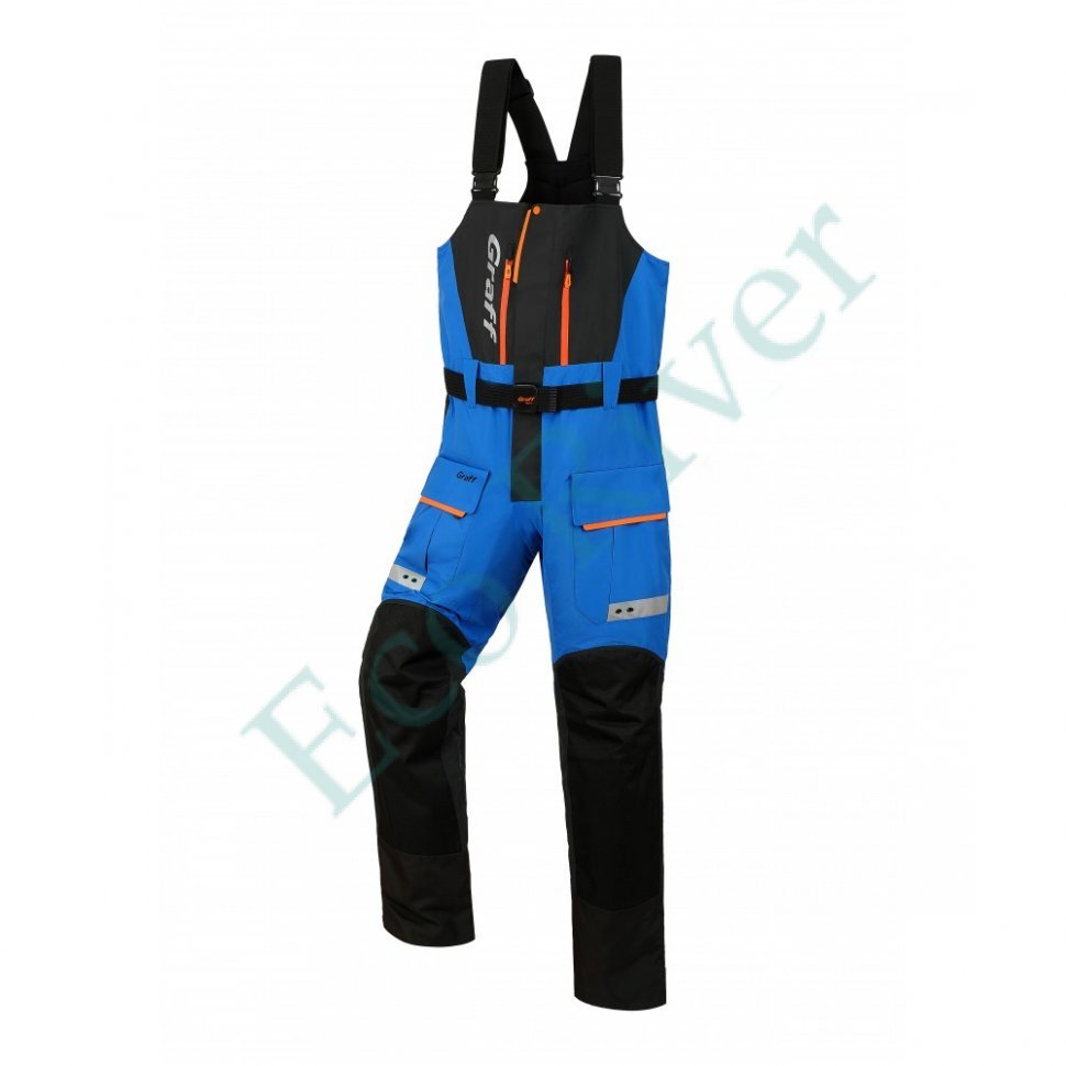 Костюм рыболовный Graff зимний (поплавок, до -15 гр.) размер 3XL/182-188 (Bratex 8000, сине-черный)