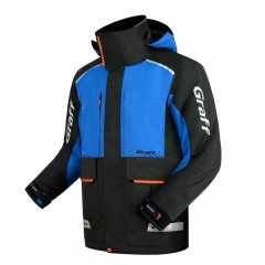 Костюм рыболовный Graff зимний (поплавок, до -15 гр.) размер 3XL/182-188 (Bratex 8000, сине-черный)