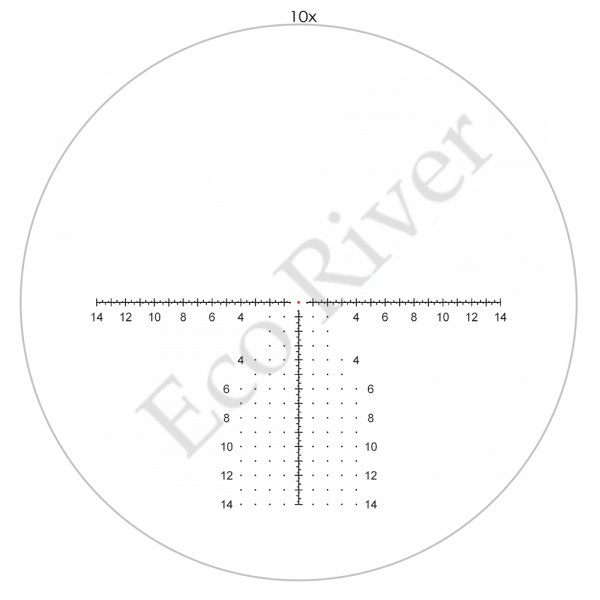 Оптический прицел ARTELV CRS (a) 1-10x28 FFP, 34 mm, с подсветкой