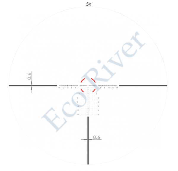 Оптический прицел ARTELV CRS (a) 1-10x28 FFP, 34 mm, с подсветкой