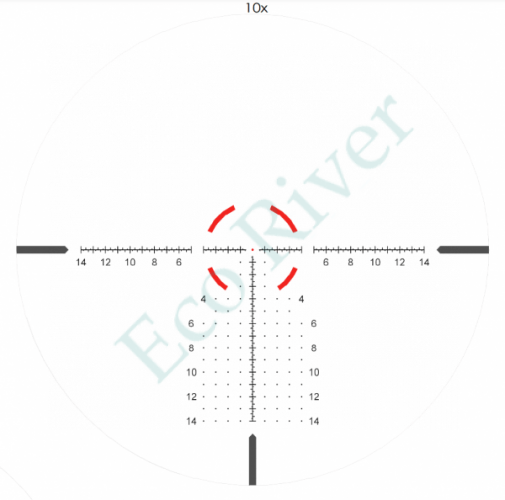 Оптический прицел ARTELV CRS (a) 1-10x28 FFP, 34 mm, с подсветкой