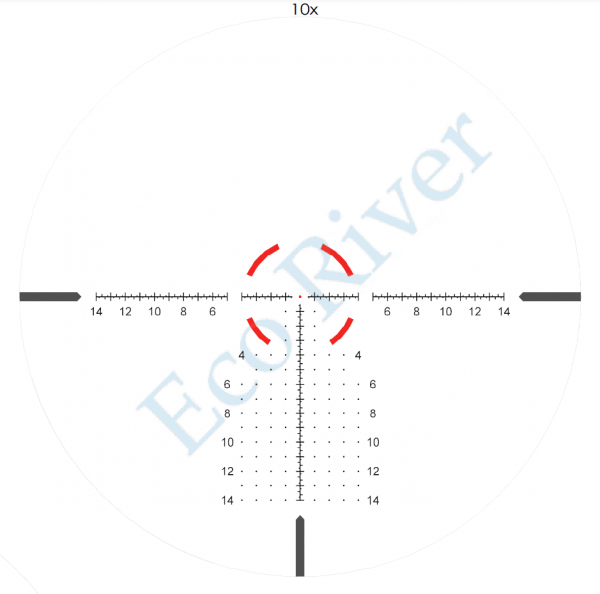 Оптический прицел ARTELV CRS (a) 1-10x28 FFP, 34 mm, с подсветкой