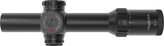Оптический прицел ARTELV CRS (a) 1-10x28 FFP, 34 mm, с подсветкой