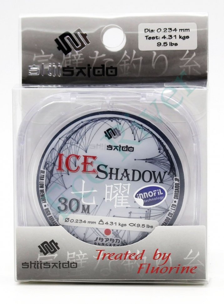 Леска Shii Saido Ice Shadow, L-30 м, d-0,148 мм, test-1,85 кг, прозрачная/10/