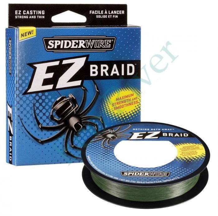 Леска плетёная SPIDERWIRE EZ Braid 0.17 100м зеленый 1152326