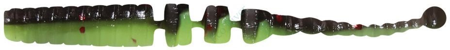 Слаг Yaman PRO Dasty, р.1,7 inch, цвет #32 - Black Red Flake/Chartreuse (уп. 10 шт.)