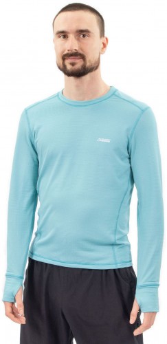 Термобелье лонгслив Следопыт Athletic Polartec® Power Grid™, двухсл., цв. Frost Blue, р.56/50/