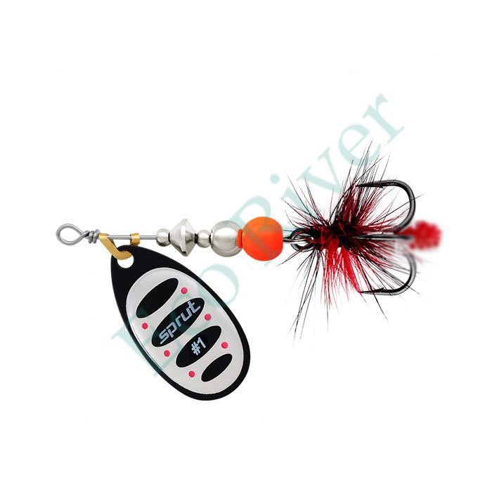 Блесна Sprut Alba Ball System Spinner №4 12.5г/BKS
