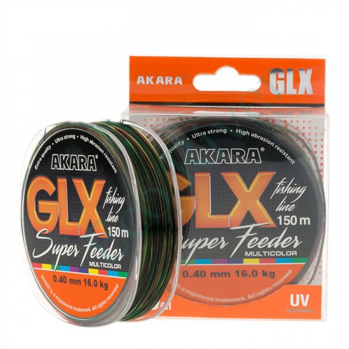 Леска Akara GLX Super Feeder 0.20 150м мультиколор
