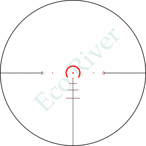 Оптический прицел ARTELV CRS 1-4x24 SFP, 30mm, с подсветкой