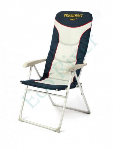 Стул President Fish 8717 010 сине-серый (Мб)