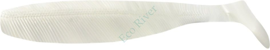 Виброхвост Yaman PRO Sharky Shad, р.5,5 inch, цвет #01 - White (уп 5 шт.)