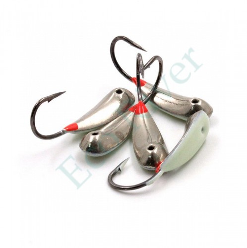 Мормышка паяная Яман Уралка, вес 1,9 г, кр.№4, нейз./светонак. (уп.5шт.)