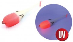 Поролоновая рыбка Yaman на двойнике, р. 95 мм, цвет 15 UV (5 шт.)