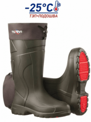 Сапоги Torvi ЭВА с вкладышем ТЭП -25С олива р.45-46