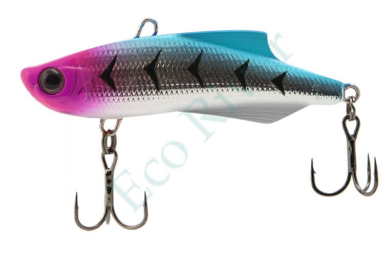 Виб ECOPRO Tor 77мм 25г 047 Psychedelic shad