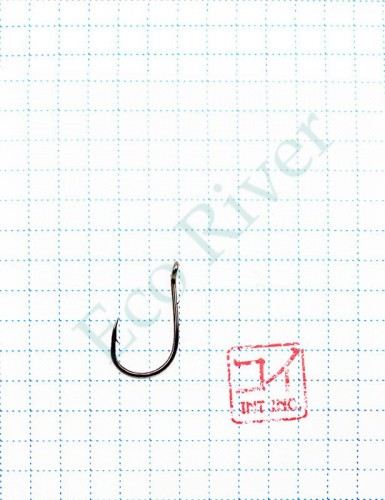 Крючок KOI CHINU-RING, размер 3 (INT)/6 (AS), цвет BN (10 шт.)/100/