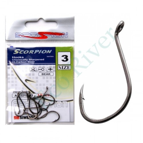 Крючок Siweida Scorpion Beak №6 10шт 3215106 (C1-9, C1-12)