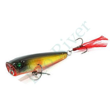 Воблер Sprut Hikari Pop 3D 65TW 7г/SGBK-3D