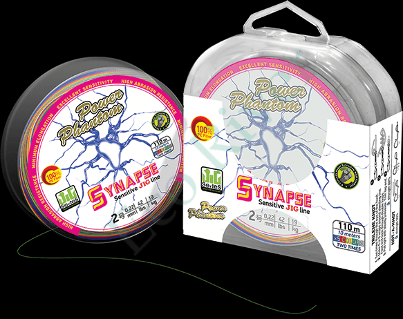 Леска плетёная Power Phantom Synapse PE multicolor 0.20 110м