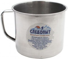Кружка Следопыт нерж. d 9 см, 450 мл/180/