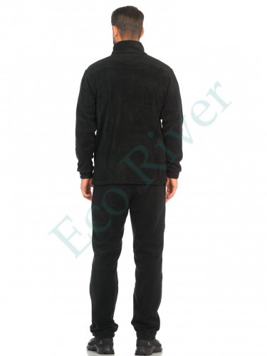 Костюм дем. Байкал черн. тк. флис р.56-58/182-188 (Huntsman)
