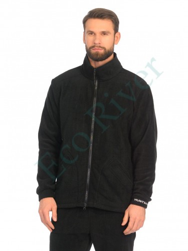 Костюм дем. Байкал черн. тк. флис р.56-58/182-188 (Huntsman)