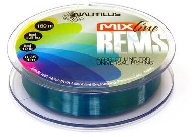 Леска Nautilus Rems clear blue 0.25 150м