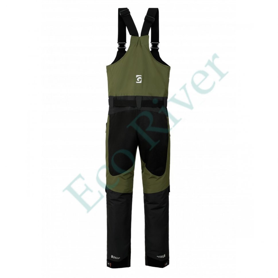Костюм рыболовный Graff зимний (поплавок, до -15 гр.) размер 4XL/182-188 (Bratex 8000, черно-оливковый)