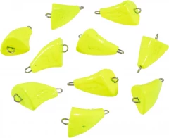 Груз Пуля-эксцентрик окрашенный разборный Яман (10 шт.) - 18 гр., жёлтый/300/