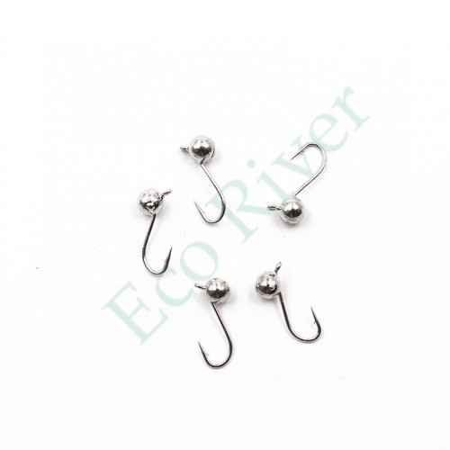 Мормышка вольфрамовая Яман Шар с ушк, р.4,вес 0,80 цв.никель(уп.5 шт.)