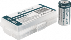 Аккумуляторная батарея RCR123 ARTELV 3.7V Li-Ion 750 mAh