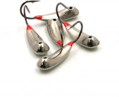 Мормышка паяная Яман Уралка, вес 1,9 г, кр.№6, нейз./светонак. (уп.5шт.)