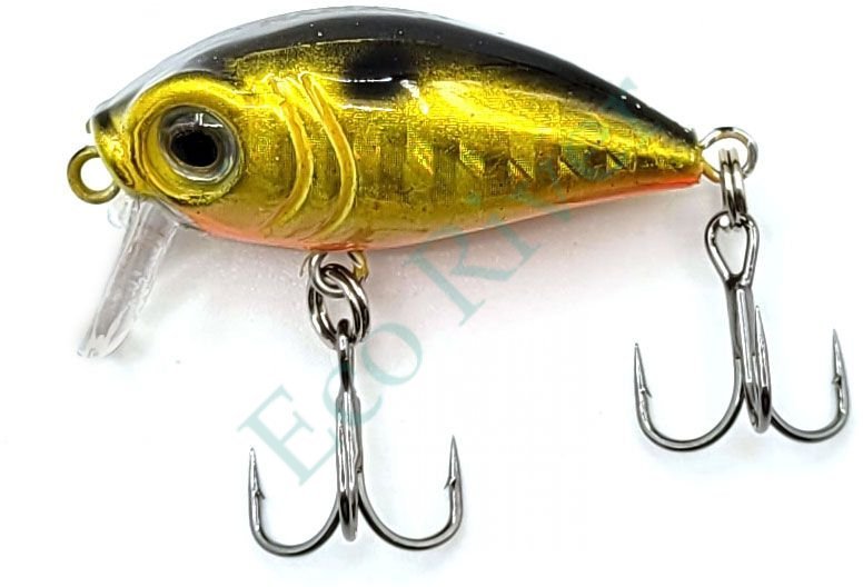 Воблер Namazu WaterFly, L-36мм, 2,8г, крэнк, медленно тонущий (0-1,0м), цвет №13/200/
