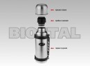 Термос Biostal NY-1000-2 у/г с кноп. и ручкой