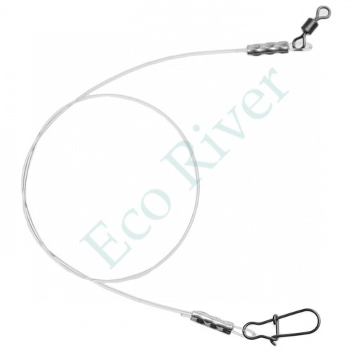 Поводок Fishlandia флюорокарбон. 0.55мм 35см 14.9кг 2шт