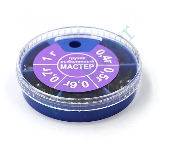 Набор грузил Мастер 20 г, 0,4-1,0 г/320/