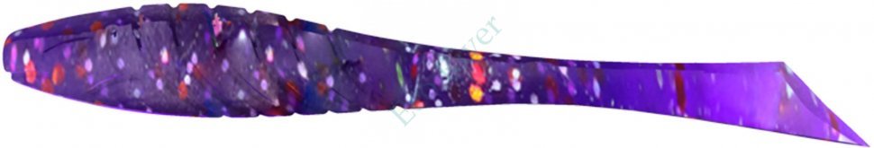Слаг Yaman PRO Devos Fry, р.1 inch, цвет #08 - Violet (уп.15шт)