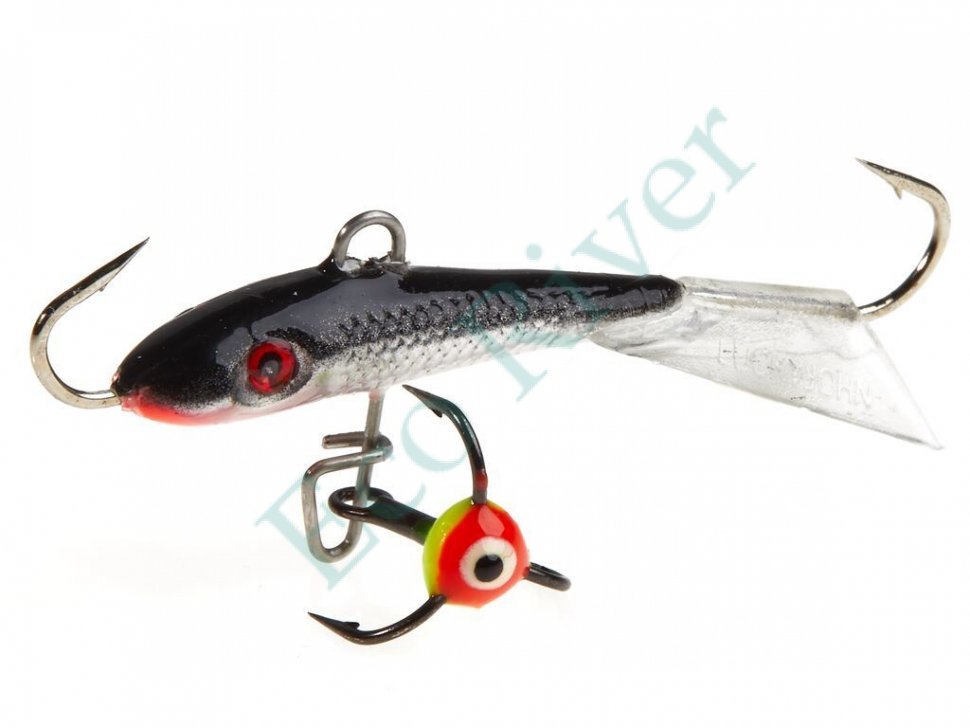 Балансир Lucky John Fin 40мм+тройник 71313-13H