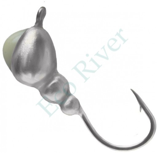 Мормышка вольфрам LumiCom Муравей с ушком Ф4 золото с кр/к AurP