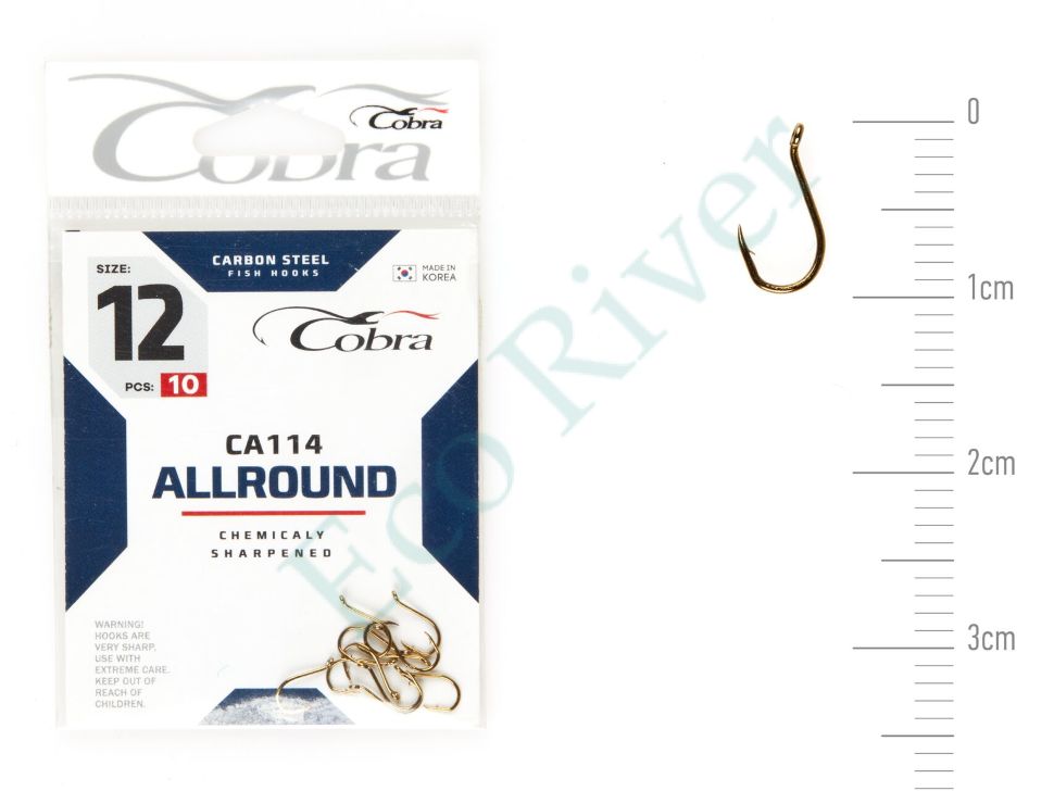 Крючок Cobra CA114-012 10шт