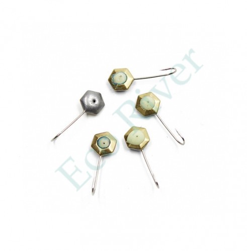 Мормышка паяная Яман Кристалл фосфор, вес 0,55 г, латунь (уп. 5 шт.)