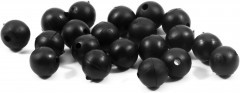 Бусина фидерная Namazu Soft Beads, PVC, d-7 мм, круглая, цв. черный (20 шт.)/1000/