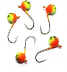 Мормышка вольфрамовая Яман  Шар с ушк, р.5,вес 1,20 цв.аргиана(уп.5 шт.)