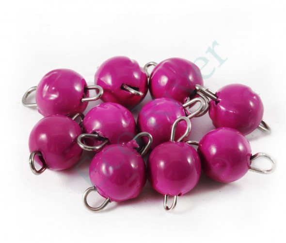 Груз Чебурашка окрашенный разборный Яман (10 шт.) - 2 гр., фиолетовый/1000/