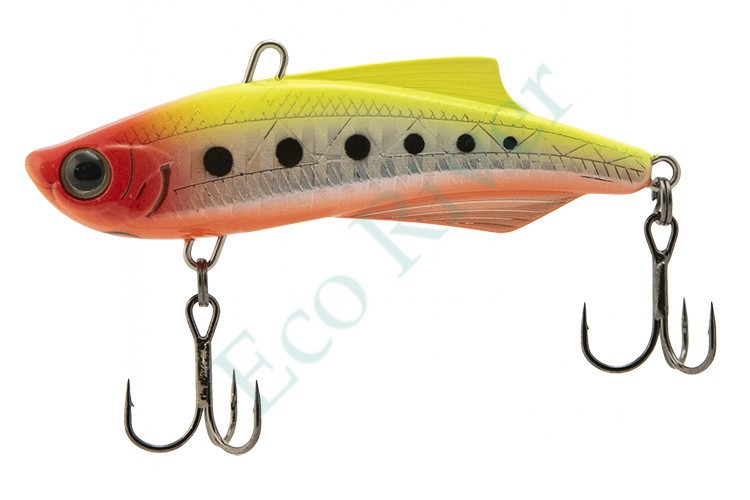 Виб ECOPRO Tor 77мм 25г 097 Yellow clown