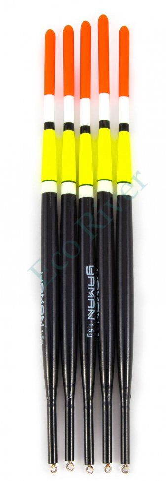 Поплавок Yaman пустотелый 313-015, PVC, 1,5 г (уп. 5 шт)/250/